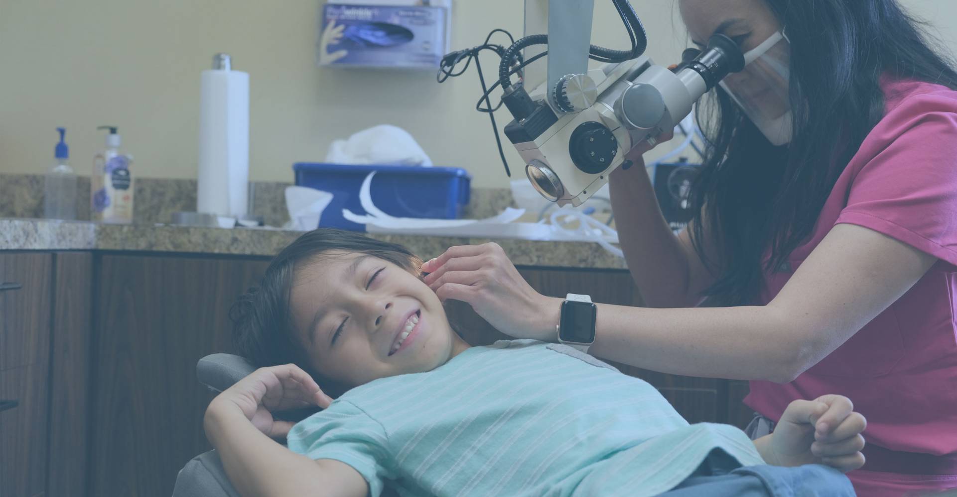 Child with Audiologist