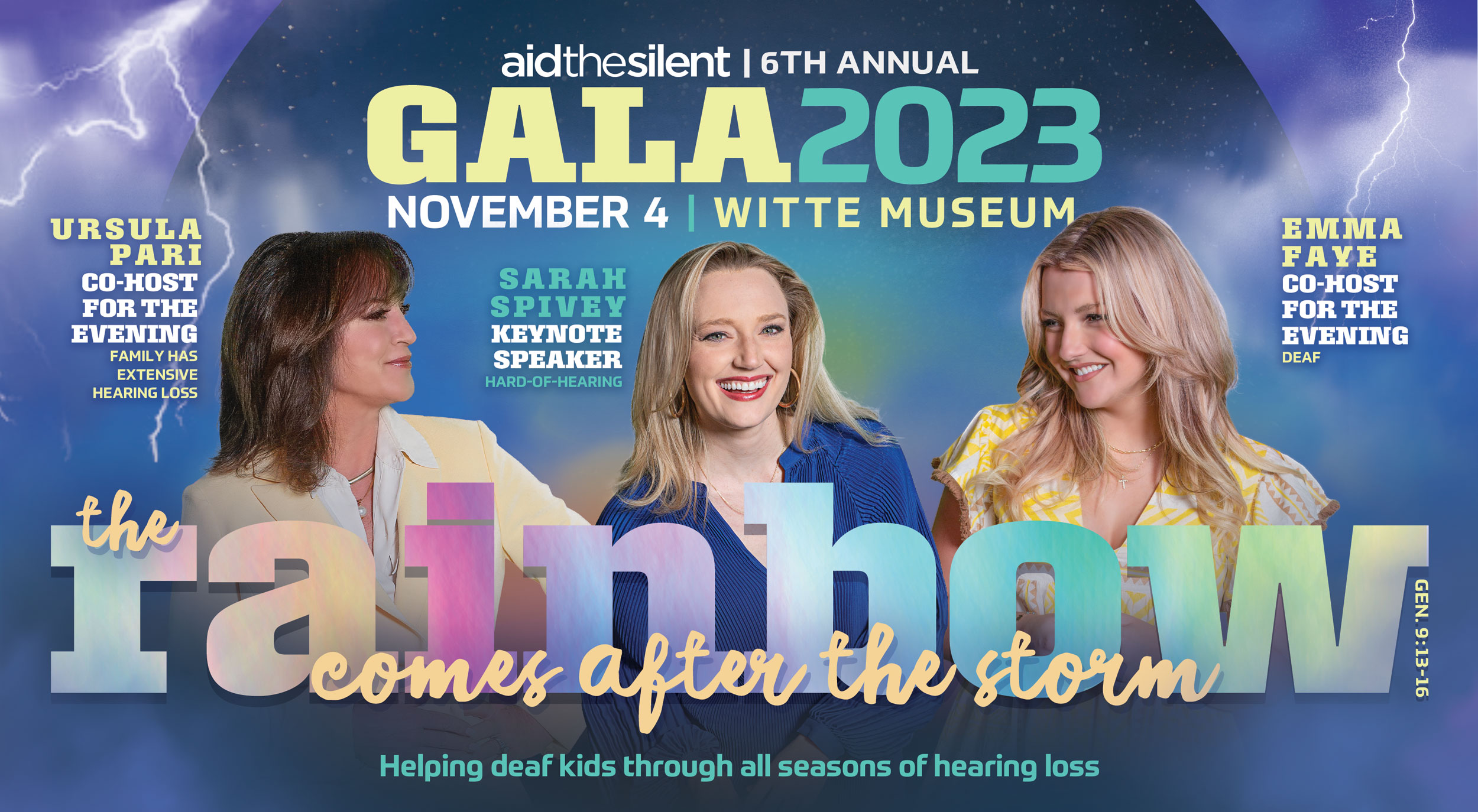 Aid The Silent Gala 2023, November 4 - Witte Museum